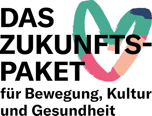 Logo des Zukunftspakets für Bewegung, Kultur und Gesundheit